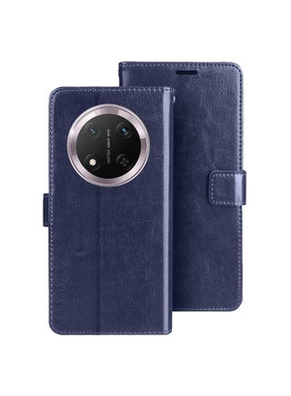 for Honor X9c 5G Case,PU Leather Material,Magnetic All Inclusive Protective Phone Case for Honor X9c 5G, Blue.